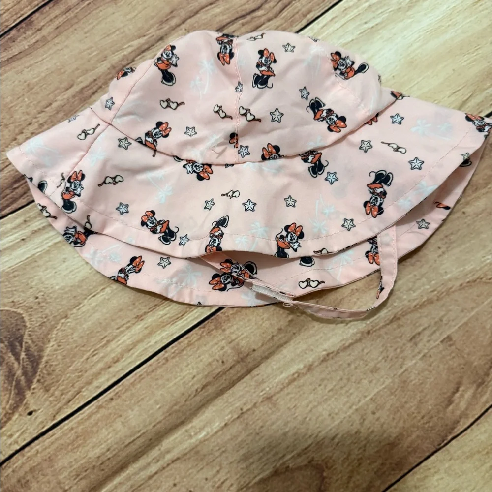 NEW! Disney Baby Minnie Mouse Sun Hat and Diaper Cover Set